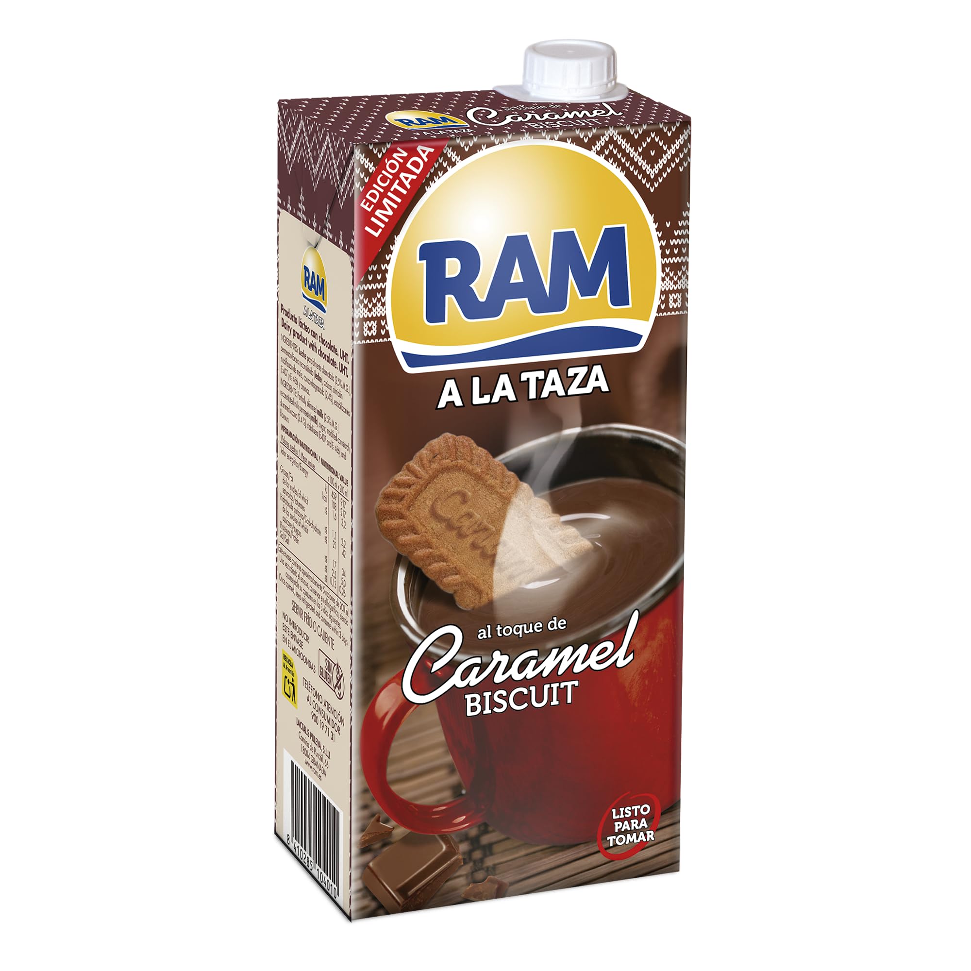 RAM Chocolate a la taza al toque de CARAMEL BISCUIT 1L