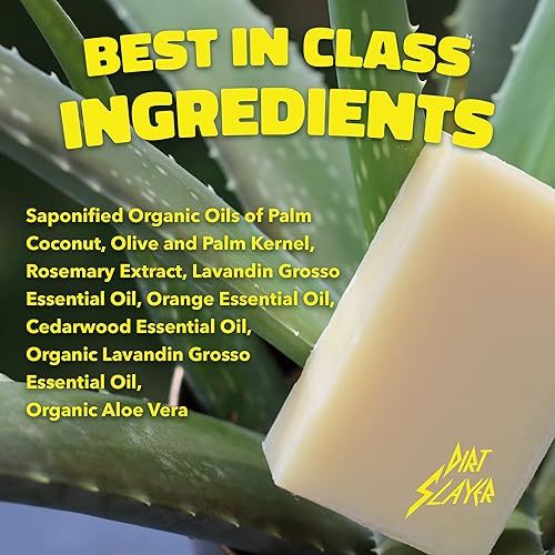 Miniatura 4 de Dirt Slayer Jabón en barra totalmente natural (dile aloe a mi pequeño amigo)