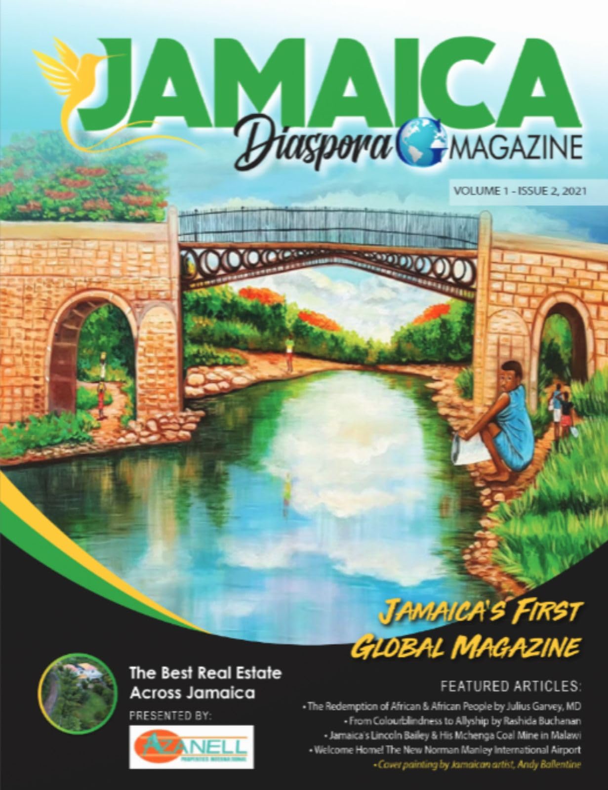 Jamaica Diaspora Global Magazine Vol.1 N°2 le premier magazine mondial en anglais