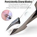 LePinko Professional Cuticle Trimmer kit, Super Sharp Dead Skin Clipper, Labor-saving Cuticula Remover for Fingernail Toenail, Manicure Pedicure Tool for Women Men, Home Salon Use, 7mm Jaw gallery image