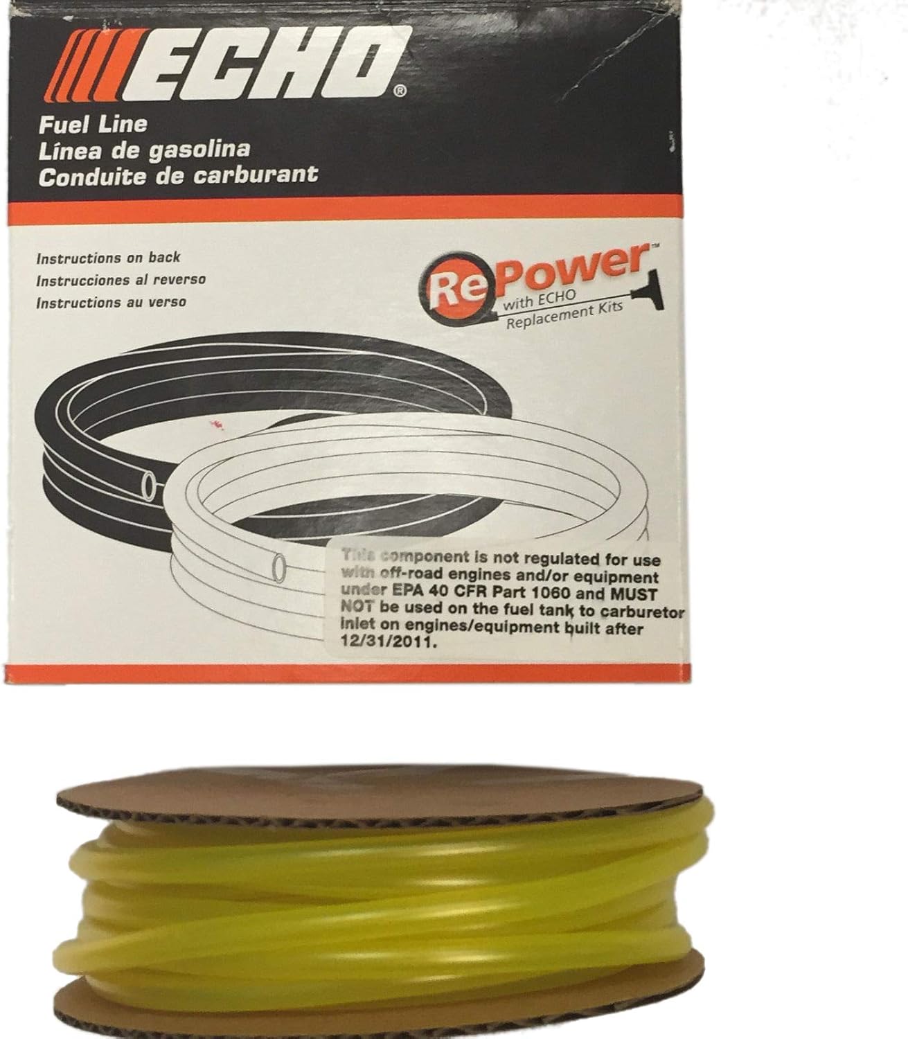 Genuine Echo 90017 Fuel Line 6mm 25ft 6mm Fits Trimmers Blowers
