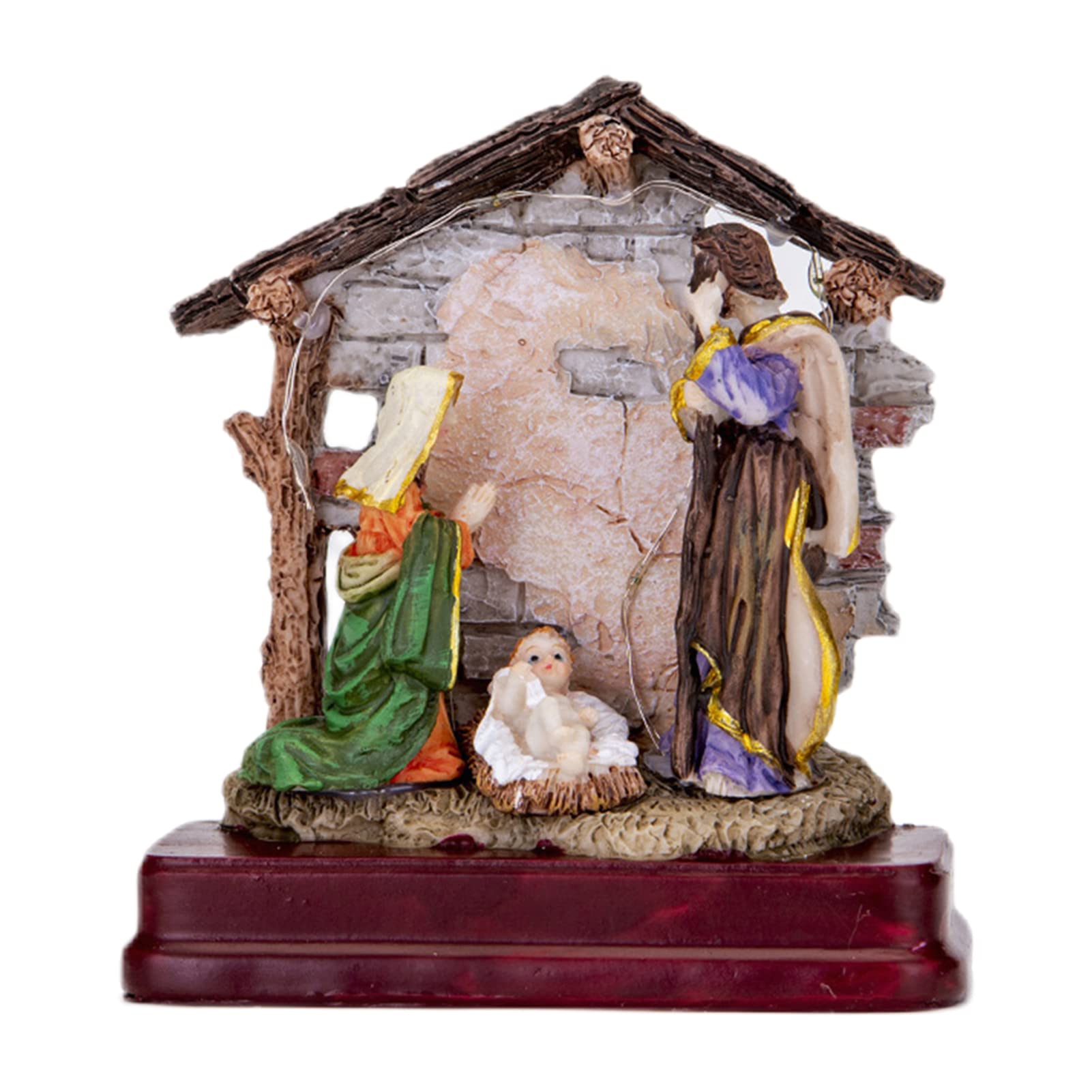 Buy SYNYEY Nativity Scene Figurines Lighted Christmas Nativity