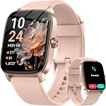 Smart Watches for Men Women with Bluetooth Calling, Heart Rate Sleep Monitor, 1.85 Inch Screen, DIY Dial, 100+ Sports Modes, AI Built-in Fitness Tracker, IP68 Waterproof, Smartwatch for Android iPhone