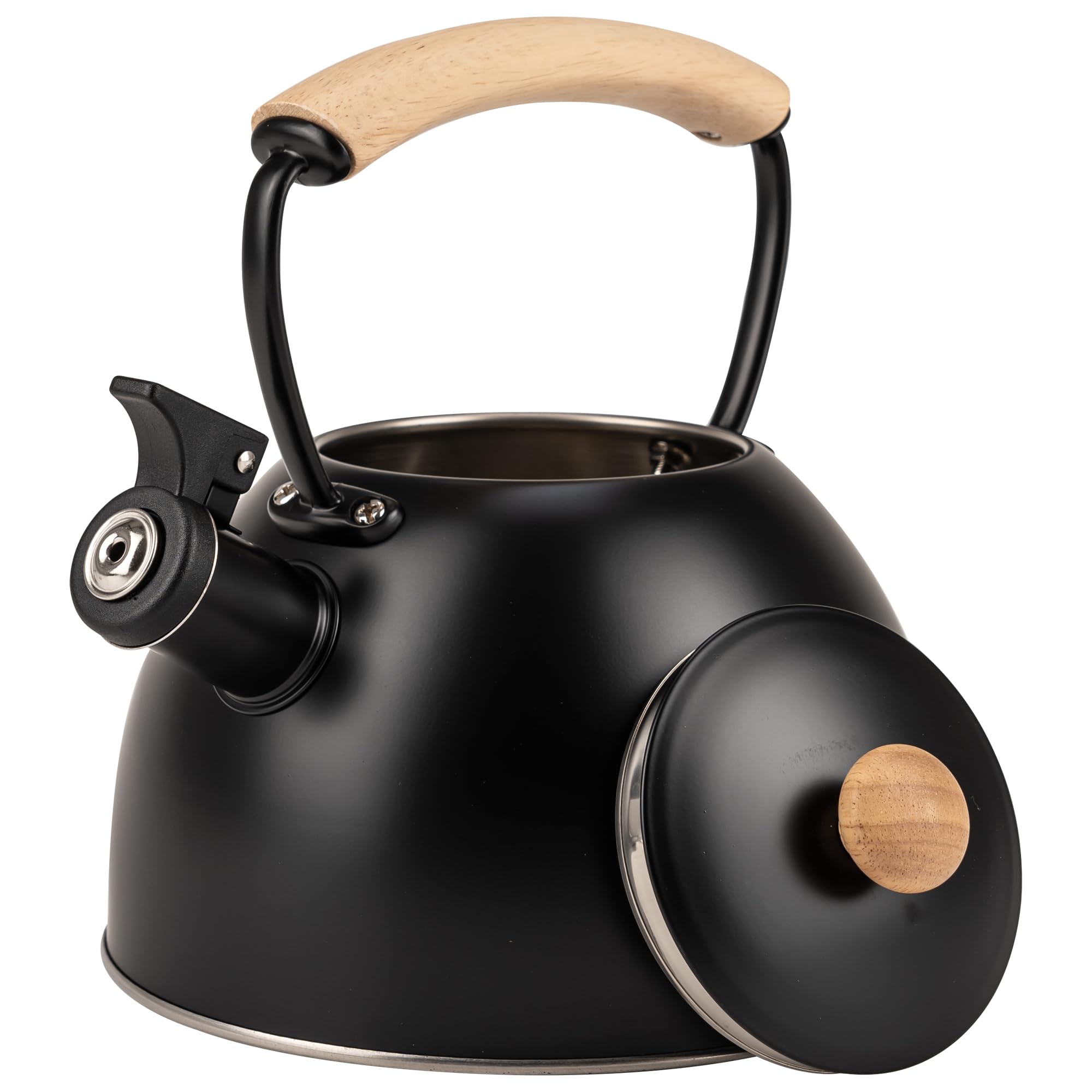 Bouilloire Sifflante, 2.5L Bouilloire Sifflante Induction Gaz