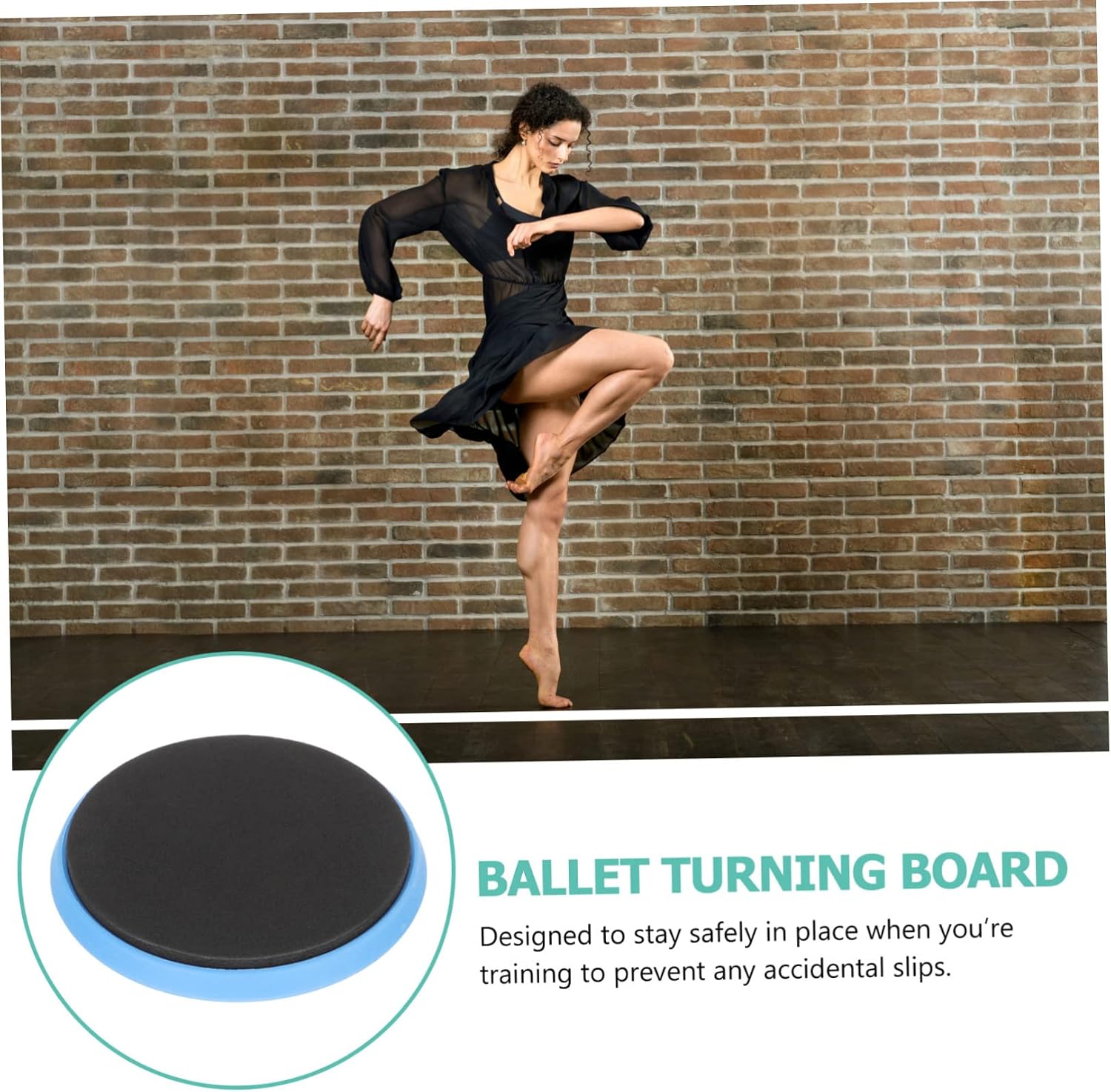 UKCOCO Ballet Rotary Board for Dancers Portable Skating Turning Disc Improve Balance Pirouette Technique Dance Equipment for Ballet Training