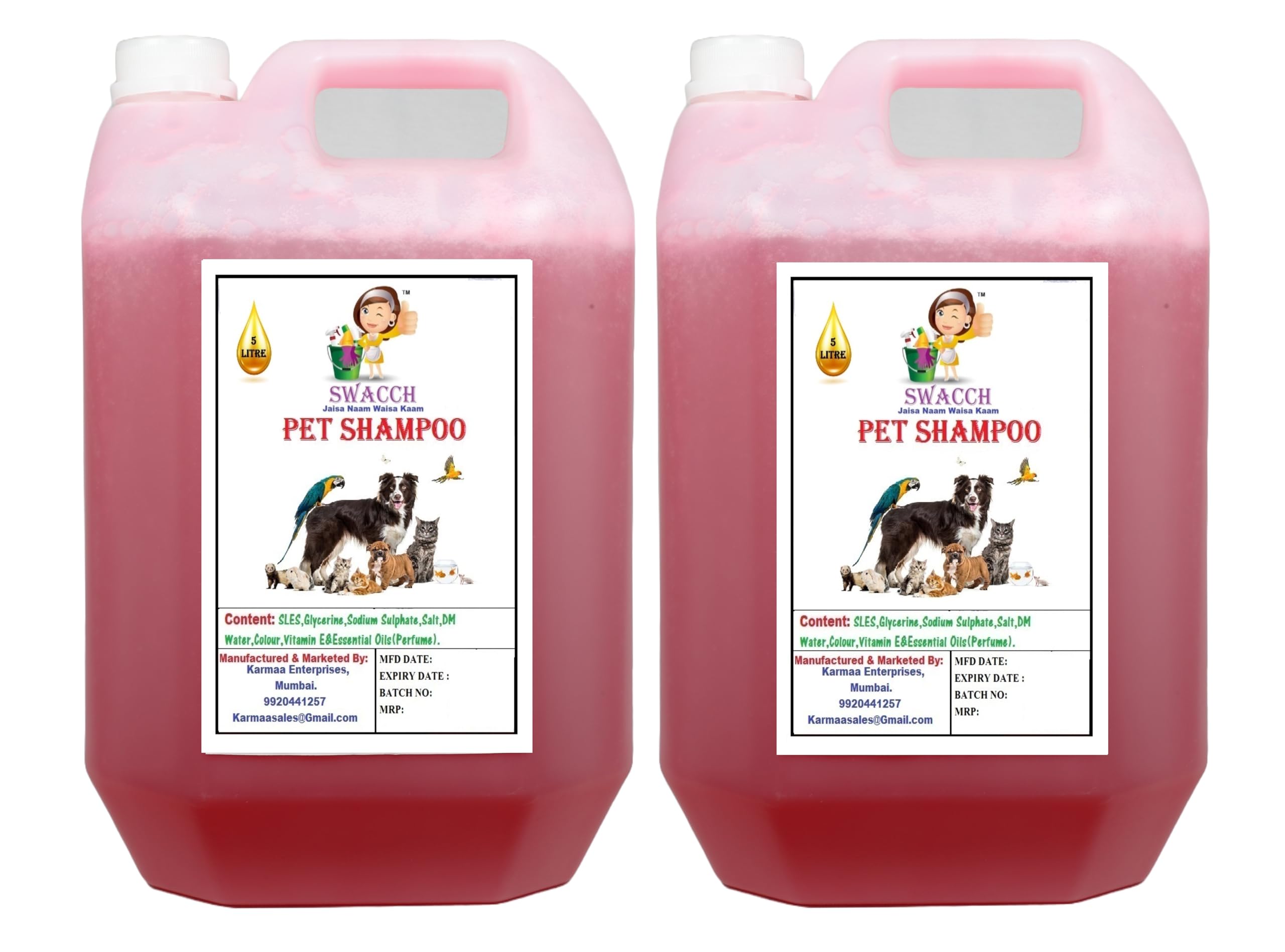 SWACCH PET Shampoo Strawberry 5 Litre (Pack of 2) (B0BMTMPXLQ) Amazon Price History, Amazon Price Tracker