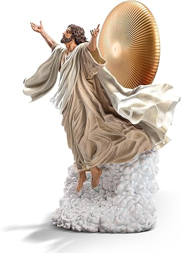 Miniatura 2 de Escultura de estatua de Polystone de primera calidad a escala 14 de la Ascensión de Jesucristo  Edición de bata blanca a escala 14