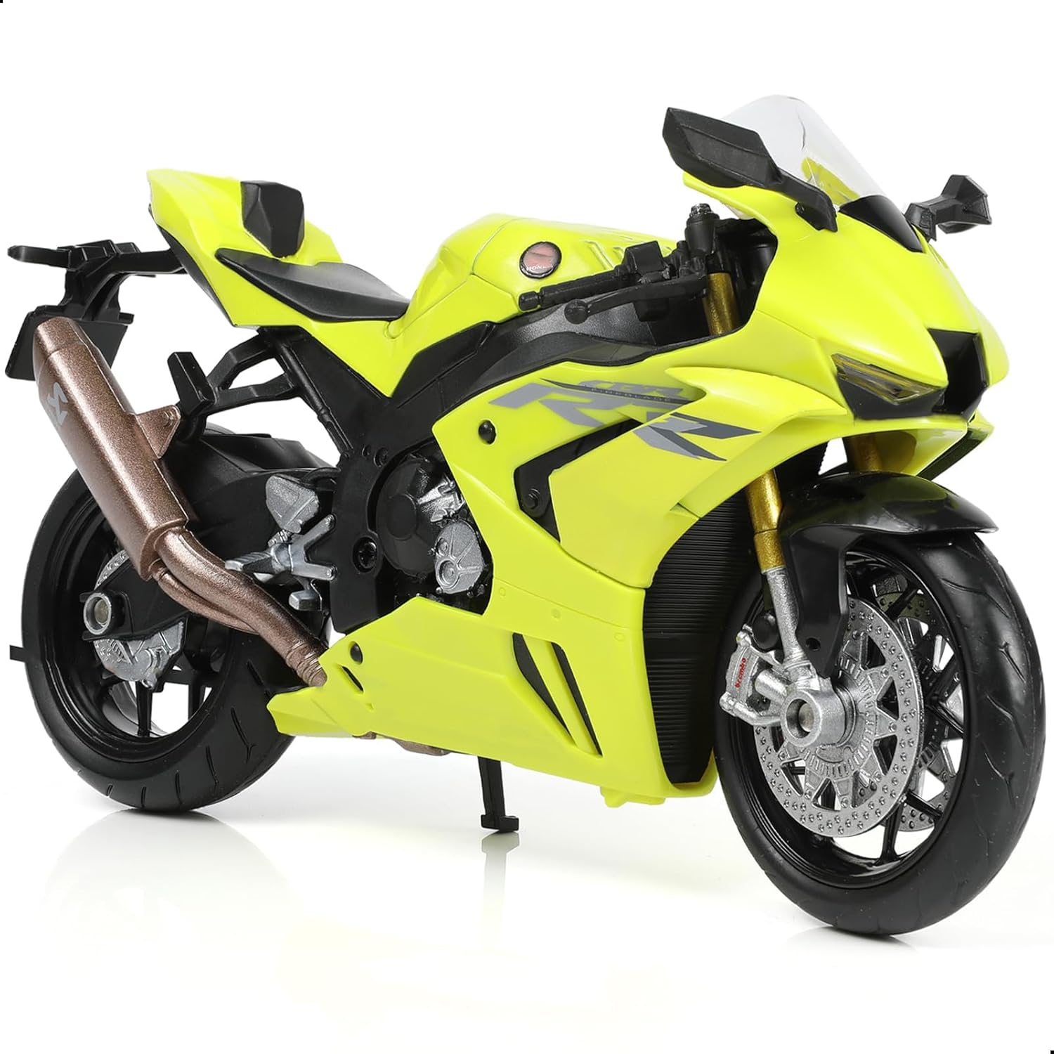 1/12 Motorcycle Model Toy for Yamaha YZF-R6 1000R Alloy Die-cast Motorcycle Model No Assembly Required Mini Racing Moto Collection Gift for Adult （Orange）