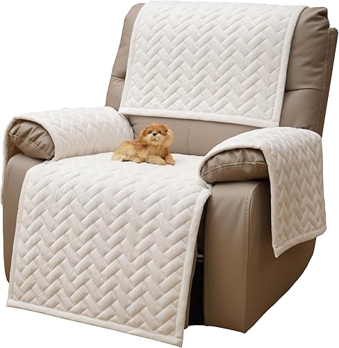 Miniatura 13 de Eismodra Fundas para Sillas Reclinables, Fundas Reclinables que se Mantienen en su Lugar, Funda Reclinable Lavable para Reclinable Grande Sofá de 3