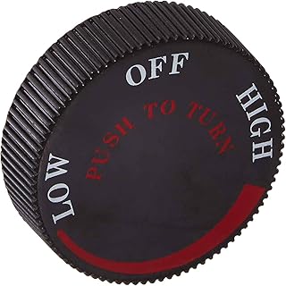 Music City Metals 00500 Plastic Control Knob Replacement for Select Gas Grill Models