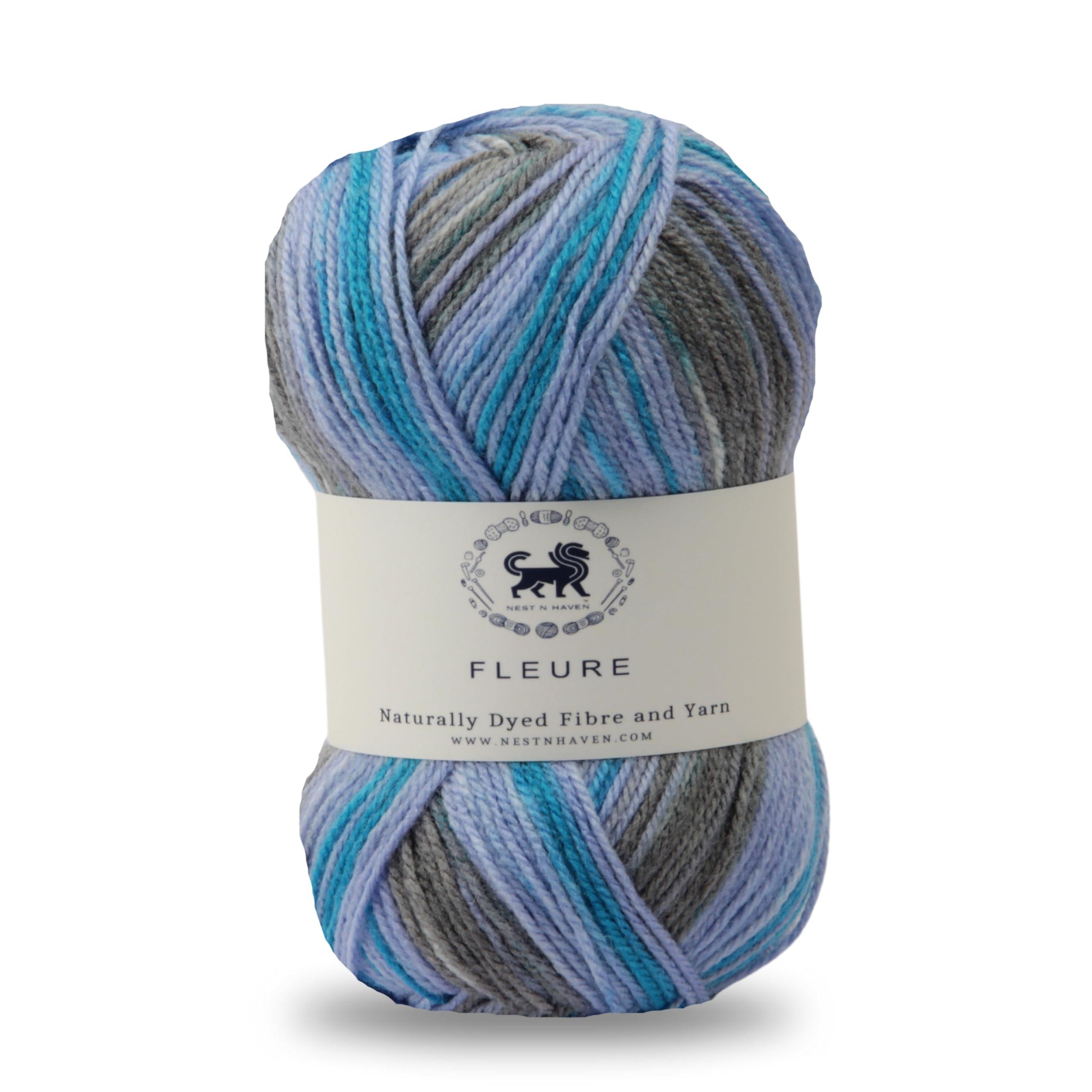 Nestnhaven Acrowools Fleure Hand Knitting and Crochet Yarn. Pack of 1 Ball - 100gms. Shade no - NNHF008