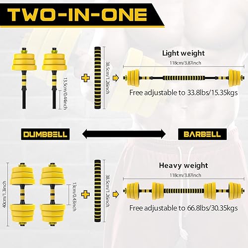 Miniatura 3 de Balelinko Equipo de gimnasio en casa Entrenamientos Entrenamiento de fuerza Pérdida de peso Pilates Pesos Yoga Sets Pesos Pesos para mujeres,