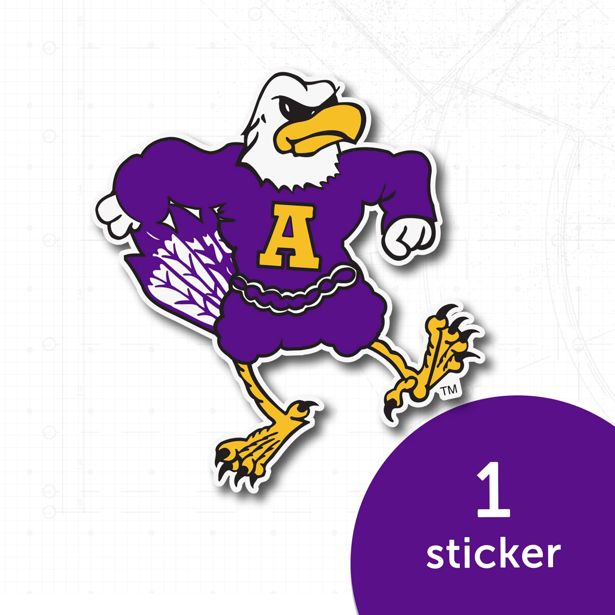 American University AU Eagles NCAA Vinyl Decal Sticker | Officially Licensed Laptop, Car, Water Bottle Decal - View #9
