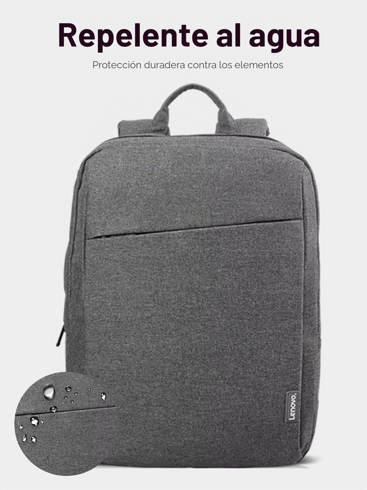 Mochila Lenovo casual para equipos portátiles de 39,6 cm (15,6") B210 (Color Gris)