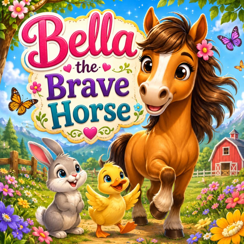 Bella the Brave Horse: Cute Storybook