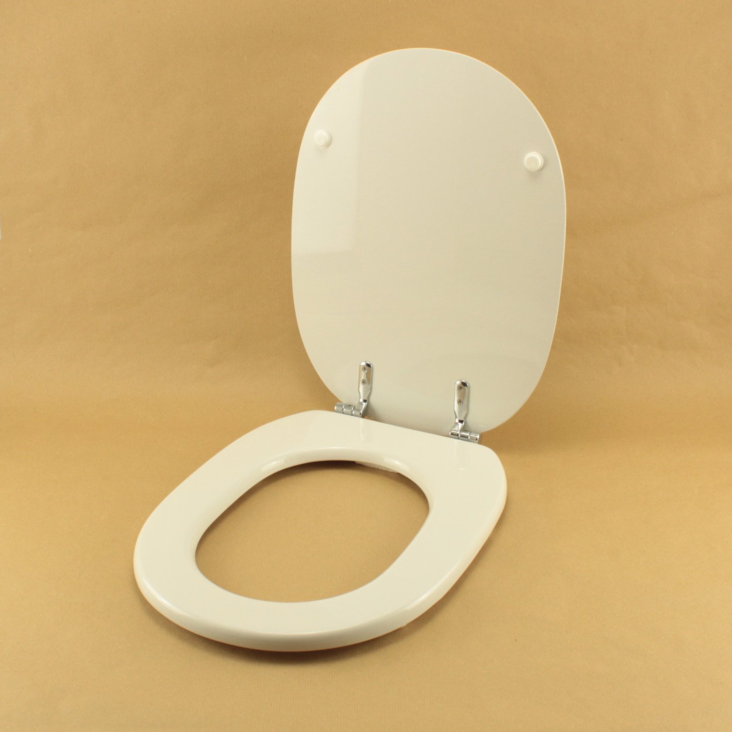 Copriwater Ideal Standard LINDA BIANCO I.S. Cerniera Cromo-Sedile-Asse Wc