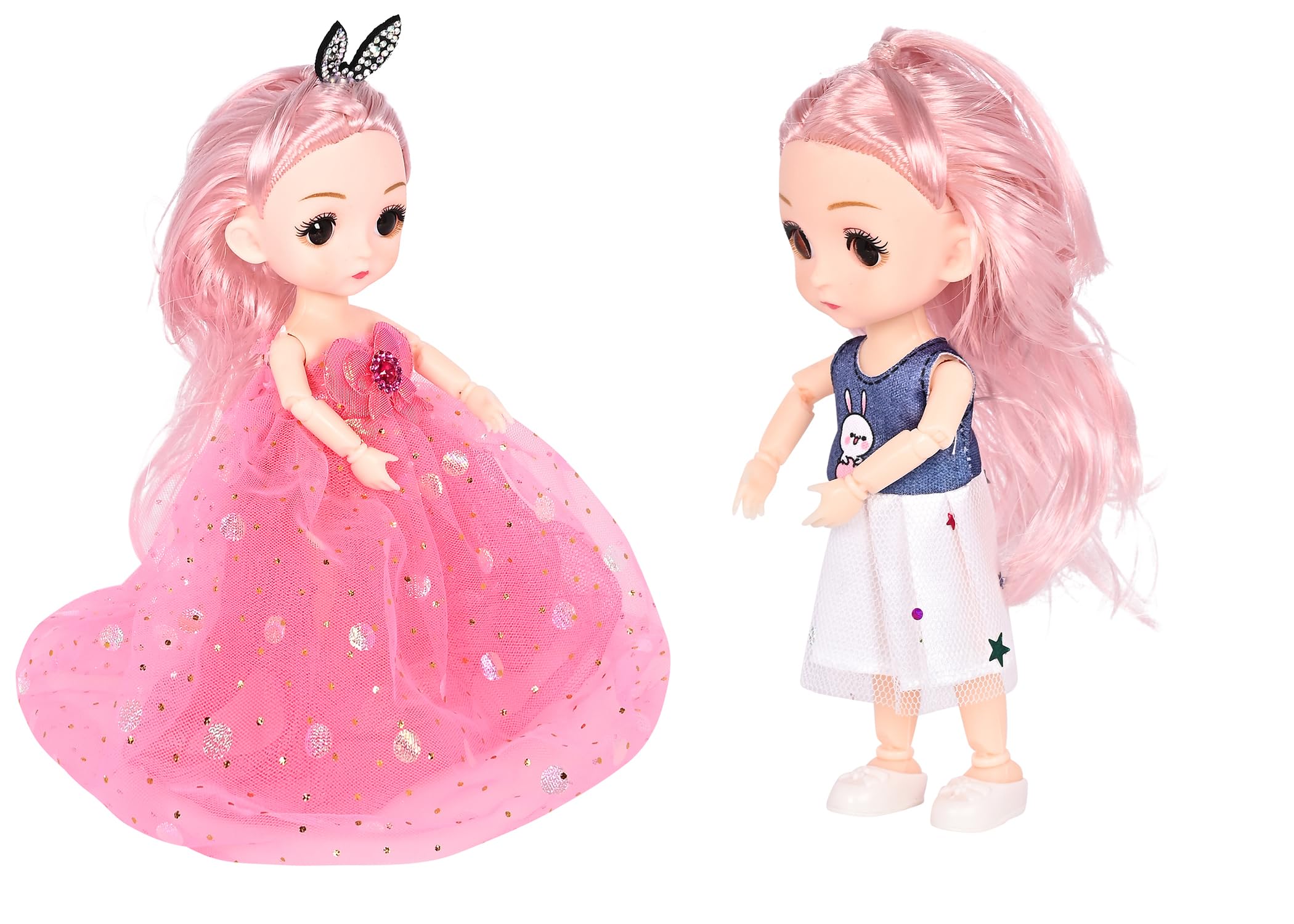 DISILA TRADERS manku Doll/Little Milly Doll Toy for Girl | Cute Little Doll with Movable Limbs! (Random Color and Design) (Pack of 1) (B0D3C4P54J) Amazon Price History, Amazon Price Tracker