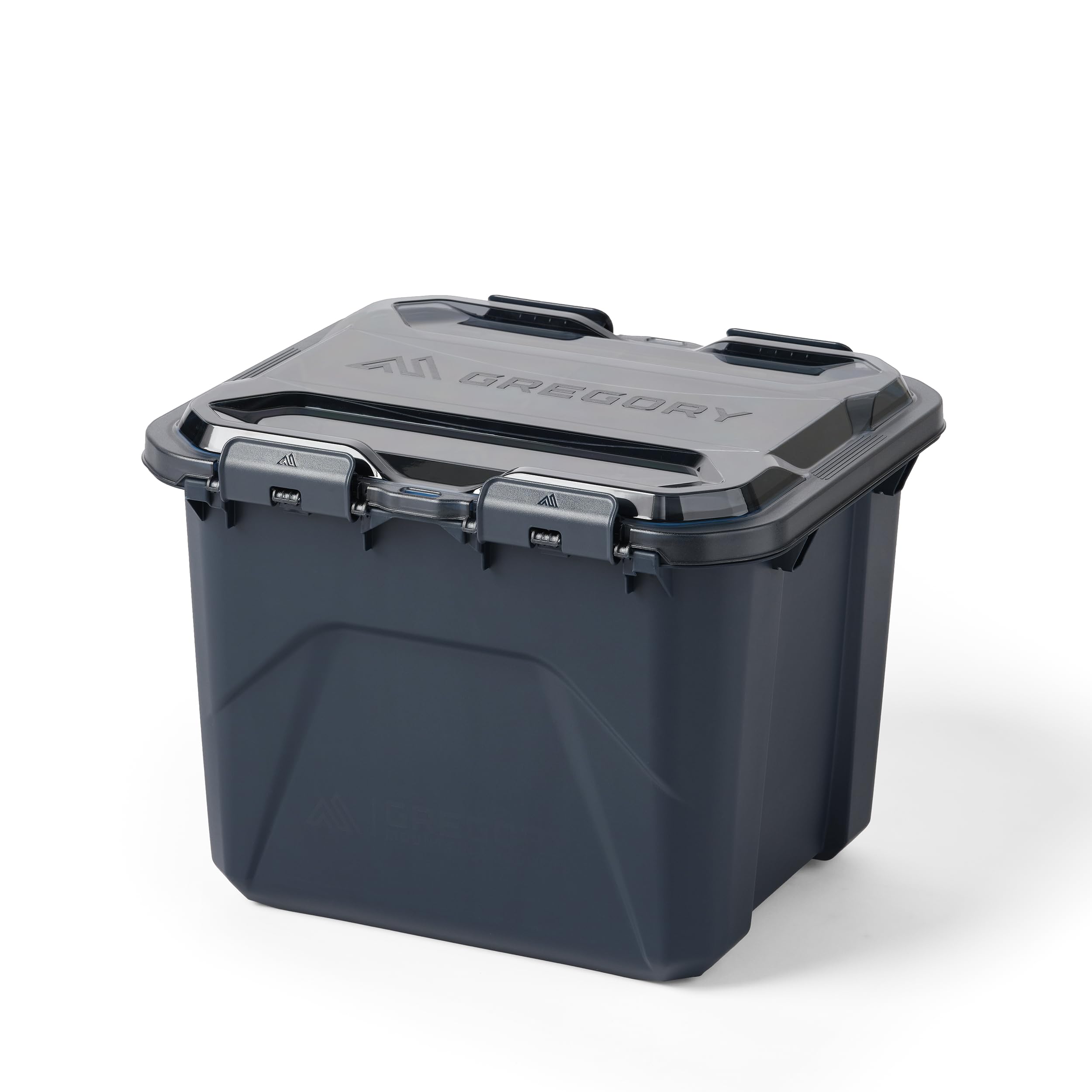 Gregory Alpaca 50L Waterproof Gear Organization/Camping Gear Box with Transparent Removable Lid, Slate Blue