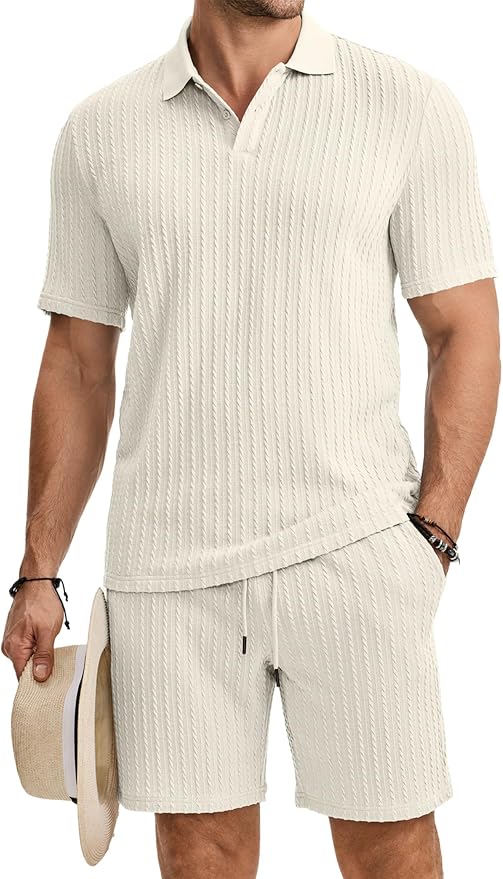 Men's Summer Beach Outfits Set