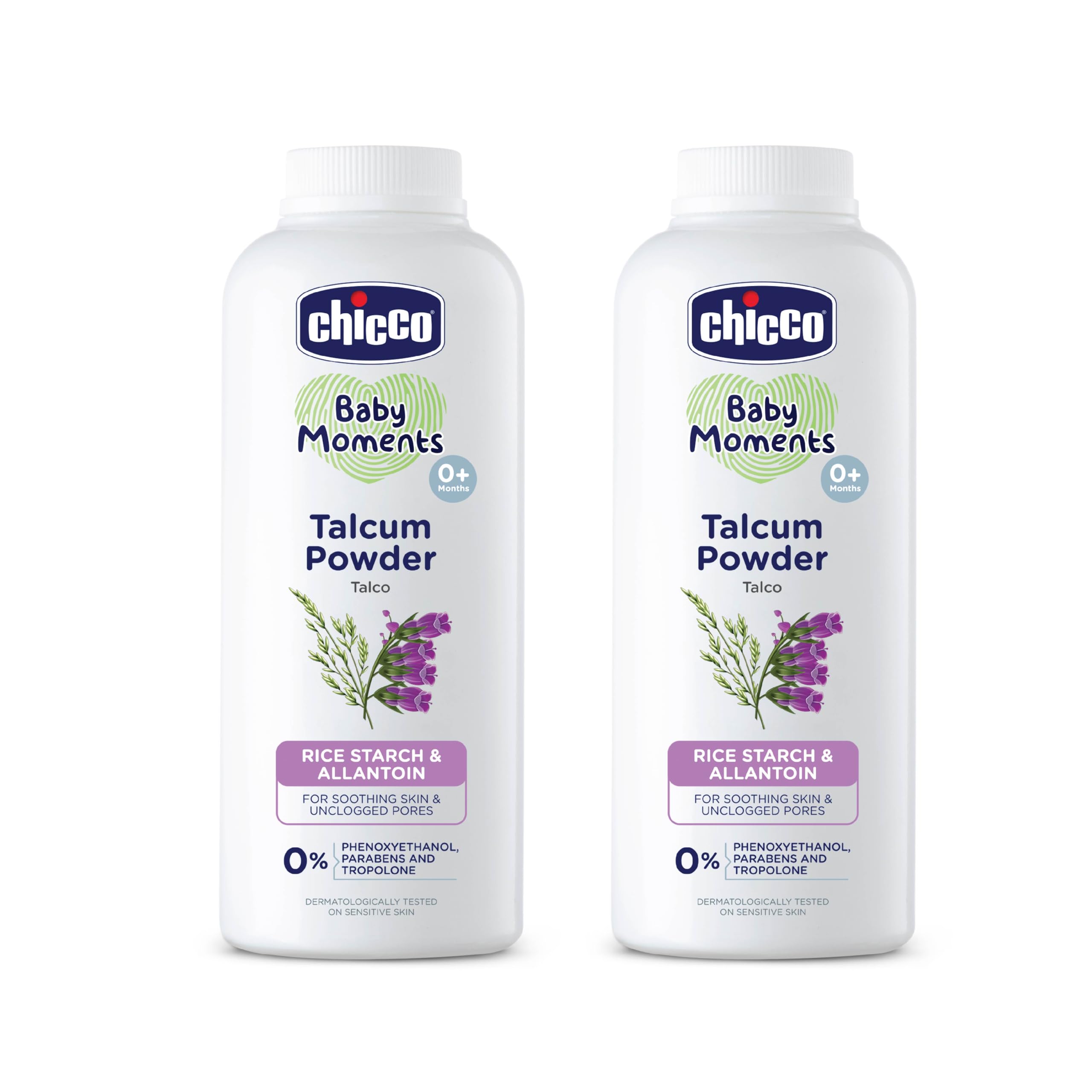 Chicco Baby Moments Talcum Powder Set - 300g x 2 Packs-image-18