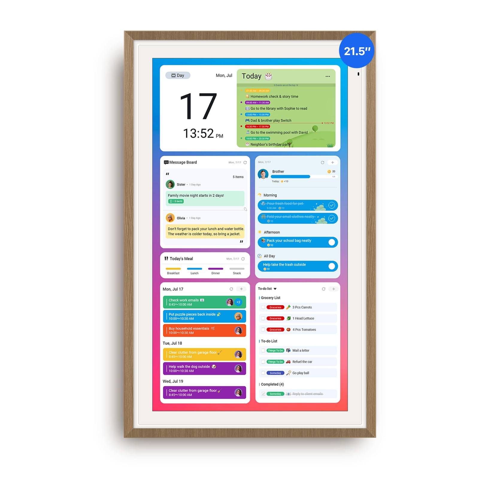 Apolosign 21.5-inch Digital Calendar