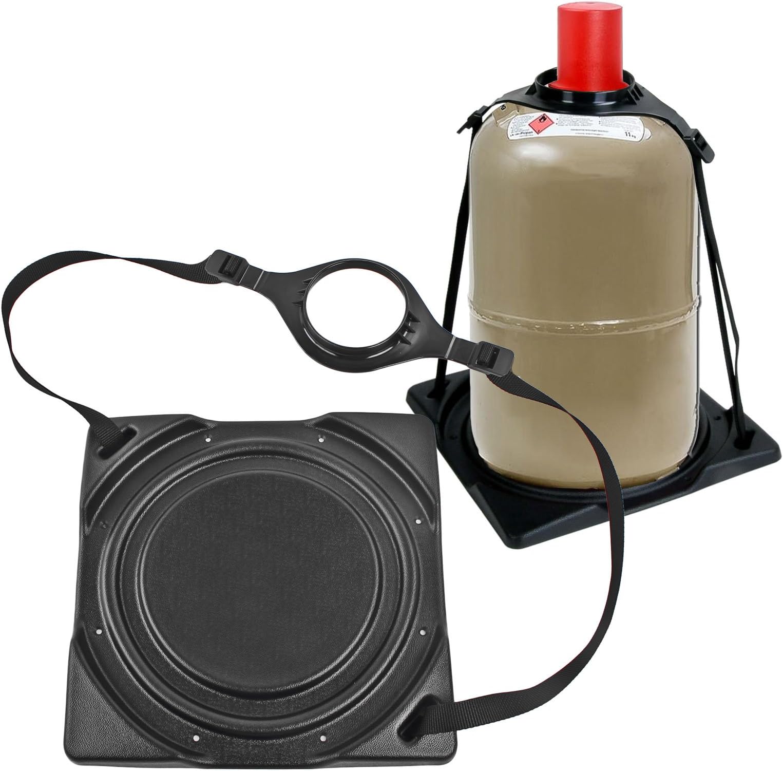 Healeved Gasflaschenhalter Wandhalterung – Für 4 Produktbild-Vorschau 3
