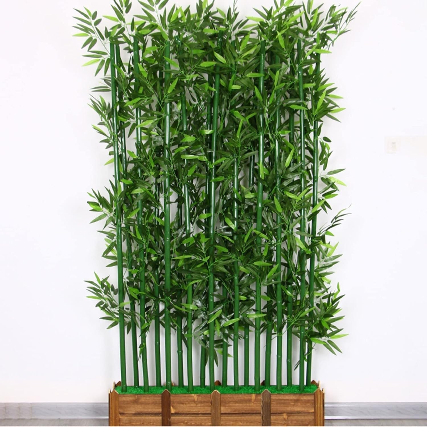 Bambú artificial decorativo para separar ambientes en salones y oficinas