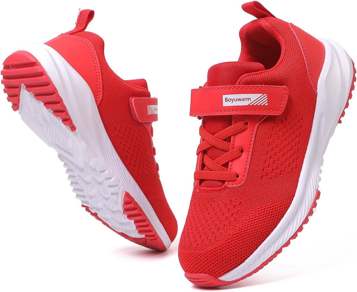 Kids Athletic Tennis Shoes, Lightweight Running Sneakers, Non-Slip Sport Shoes, Boys Girls