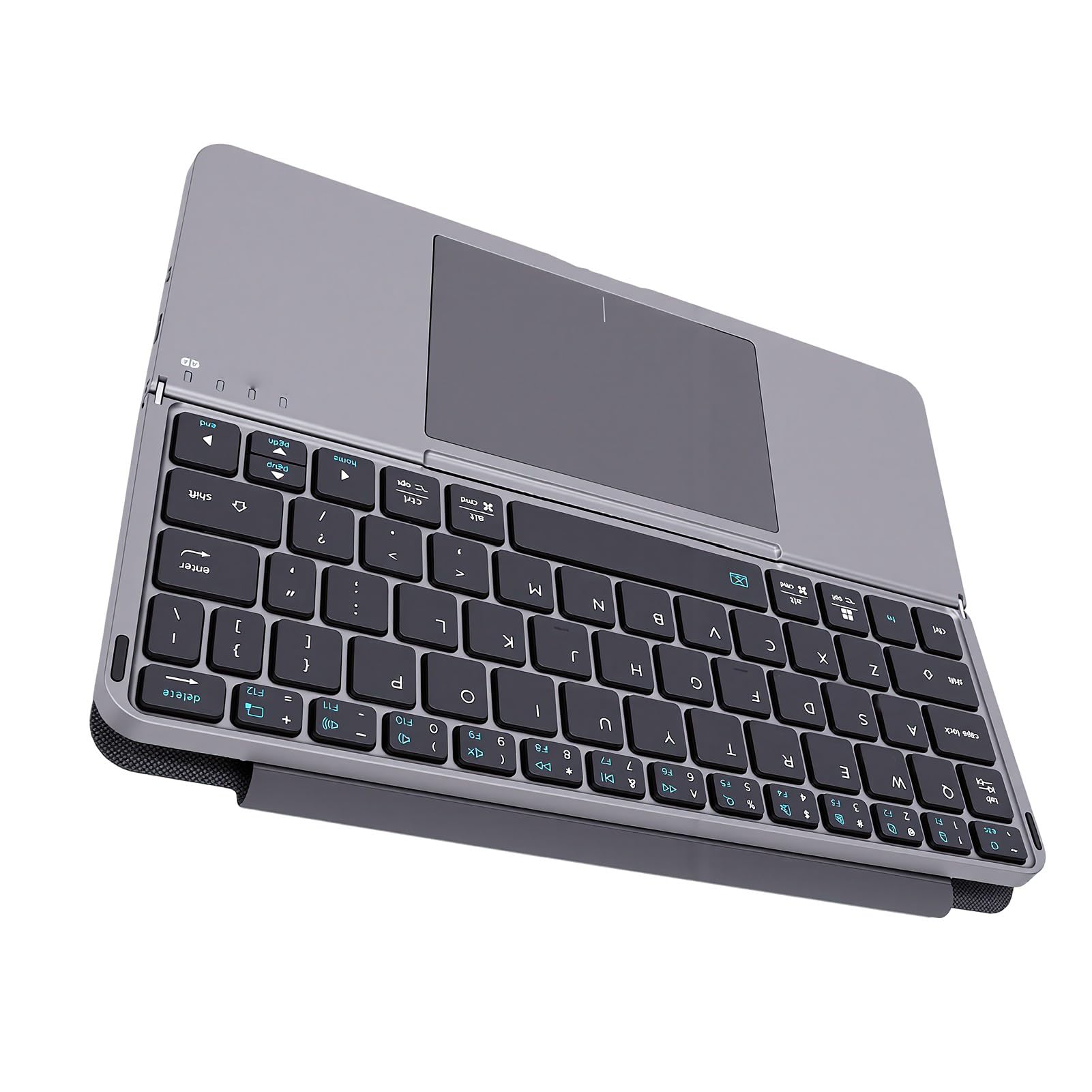 AMONIDA Teclado Plegable Inalámbrico con Touchpad, Diseño Ultra Delgado