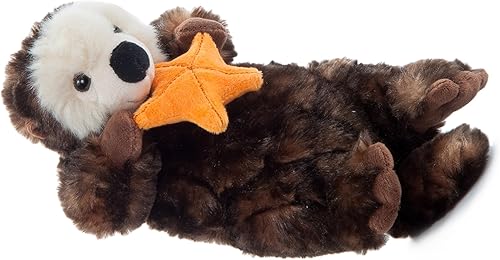The Petting Zoo - Nutria marina de peluche, juguete de felpa, regalos para niños, Animales salvajes del océano, Colección Wild Onez, Juguetes de