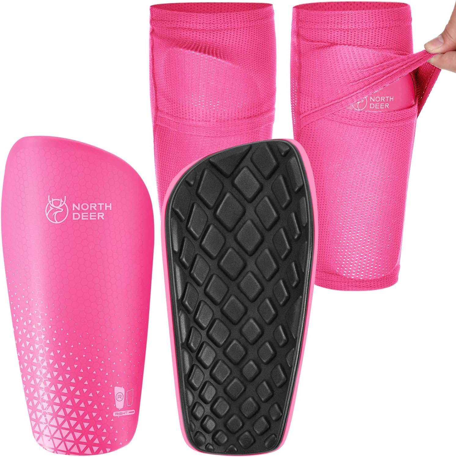 Northdeer Soccer Shin Guards for Kids Adults