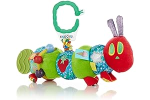 World of Eric Carle's Embroidered Caterpillar Stuffed Animal: A Plushy Buddy for Budding Bookworms