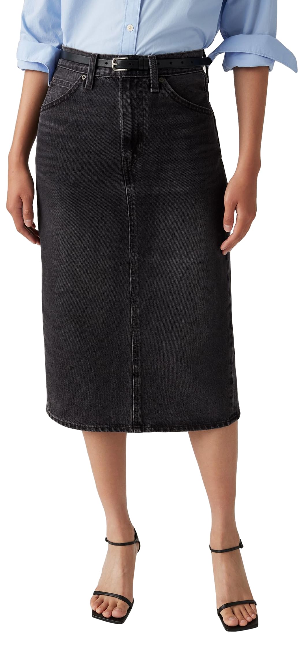 Levi's Hr Back Slit Skirt Wandering Spirit Clea, Wandering Spirit Cle, 26W