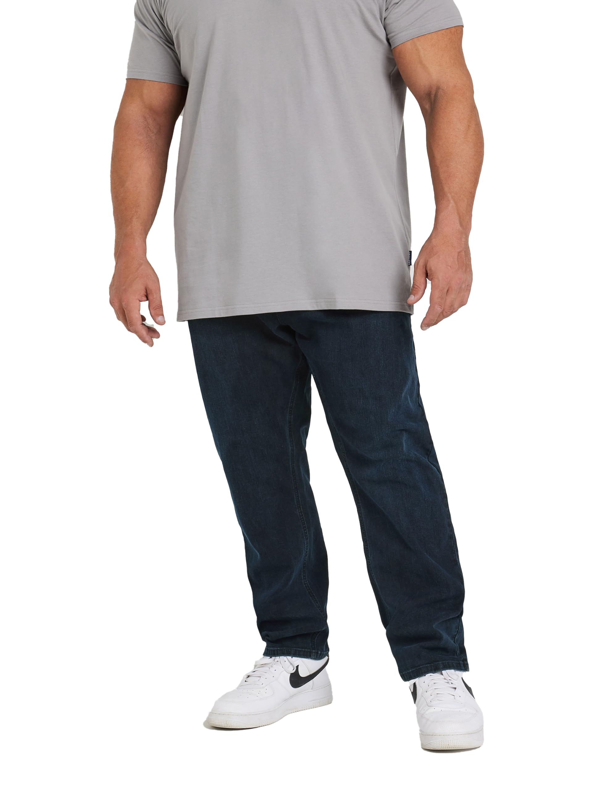 BadRhino Stretch Denim Jeans - Blue - Mens - Size 60R - Zip Fly