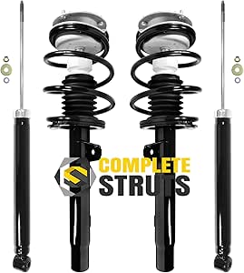 1 Juego De Montaje De Choque De Puntal Delantero Y Kit De Cubierta