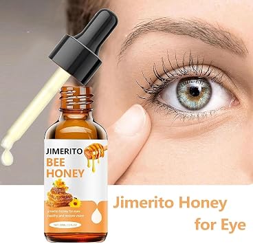 Jimerito Honey for Eye, Jimerito Honey Eye Drops, Jimerito Bee Honey for Eye, Stingless Bee Honey Eye Drops, for Eye Health, Vision, Immunity (1 Piece)