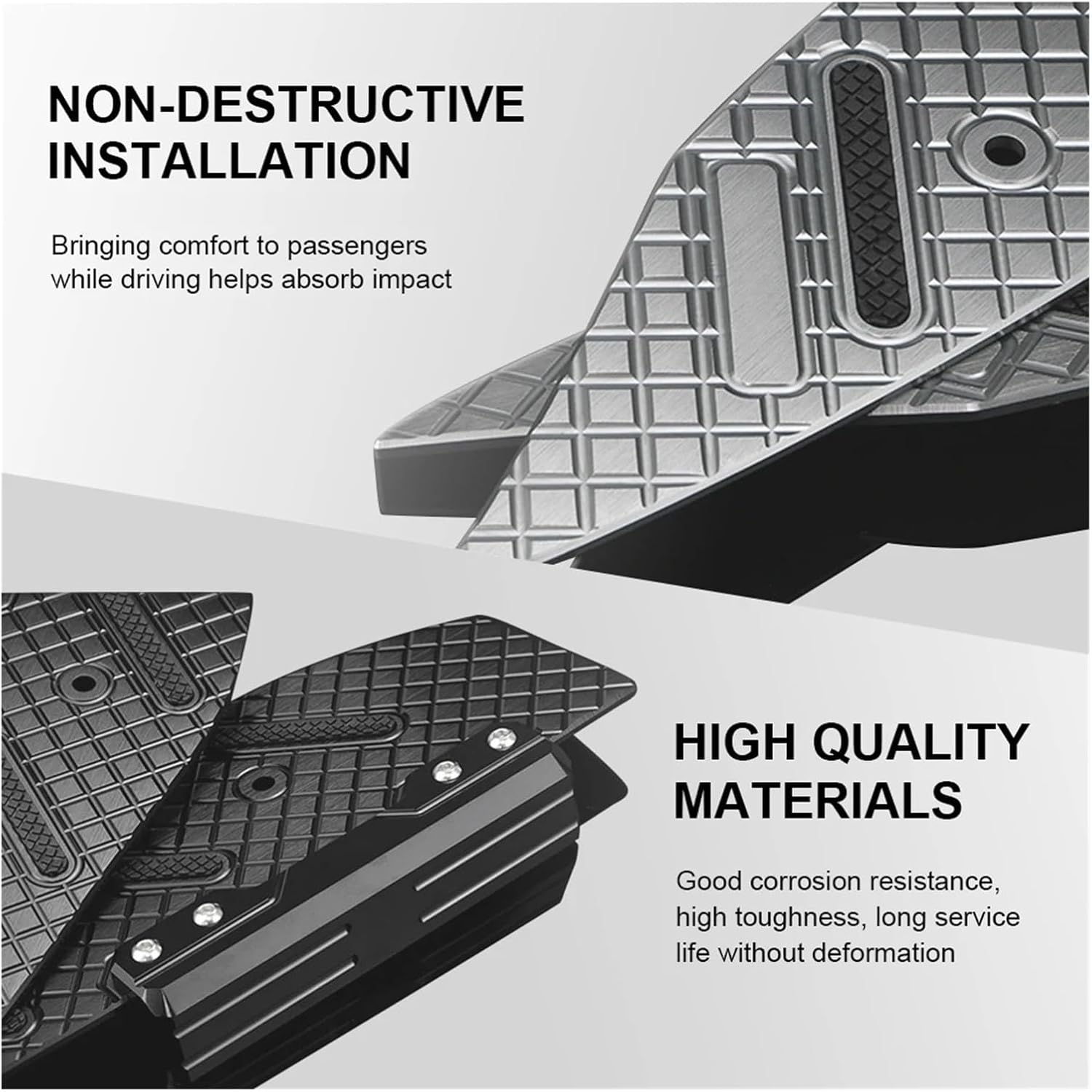 Motorcycle Floor Boards Motorcycle Footrest Footpads Fit for yamahaa XMAX300 Xmax 300 2021-2023 Aluminum Aalloy Motorcycle Pedals Multiple Color Motorcycle Foot Rests(Golden)