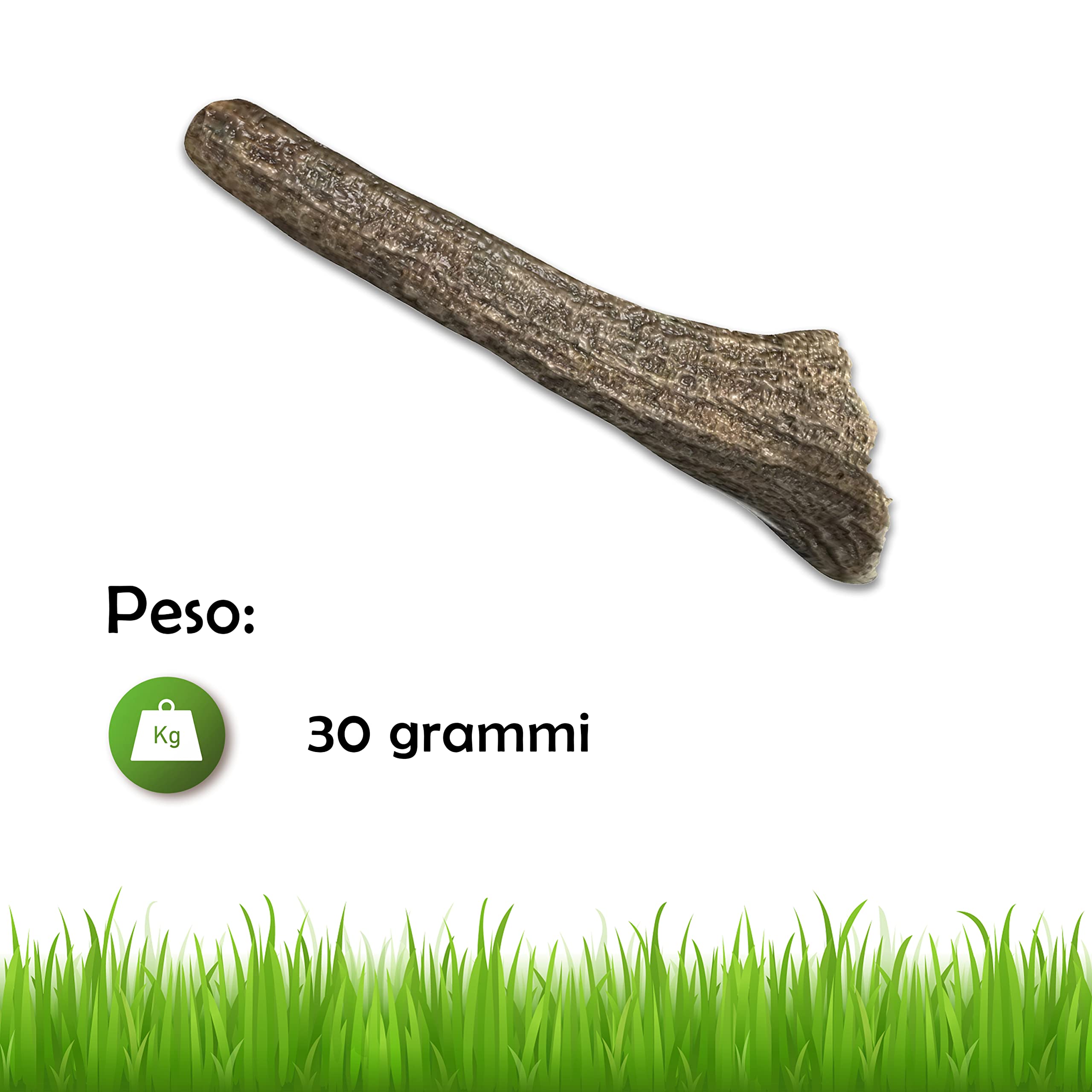 ZOMAPET Corno di Cervo per Cani 100% Naturale Osso da Masticare (S)