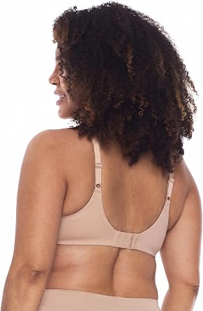 Olga Women's Sheer Leaves Minimizer Bra