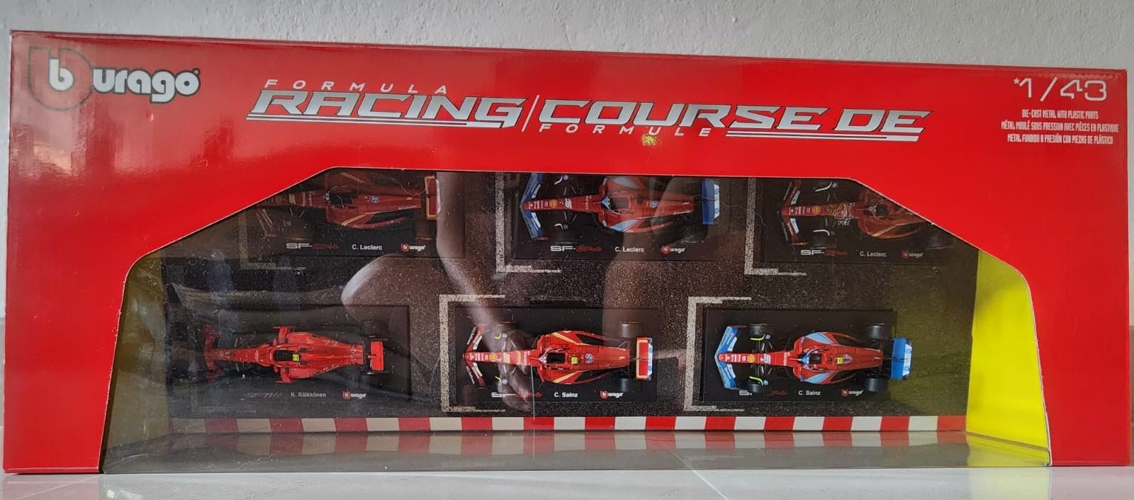 Amazon.com: Bburago Ferrari Racing Formula 1 F1 1:43 Scale Die