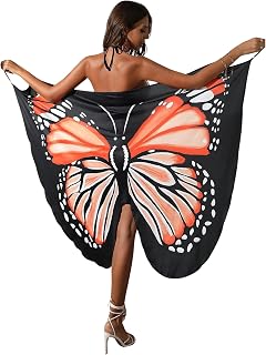 Fabme Beach Wear for Women Butterfly Print Beach Dress Beach Print Sandproof Swimsuit Cover Up Beach Mat Lightweight Beach... Price In India