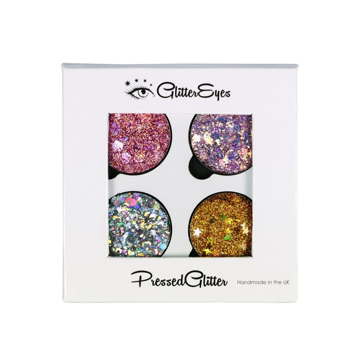GlitterEyes Pressed Quad Palette, Festival