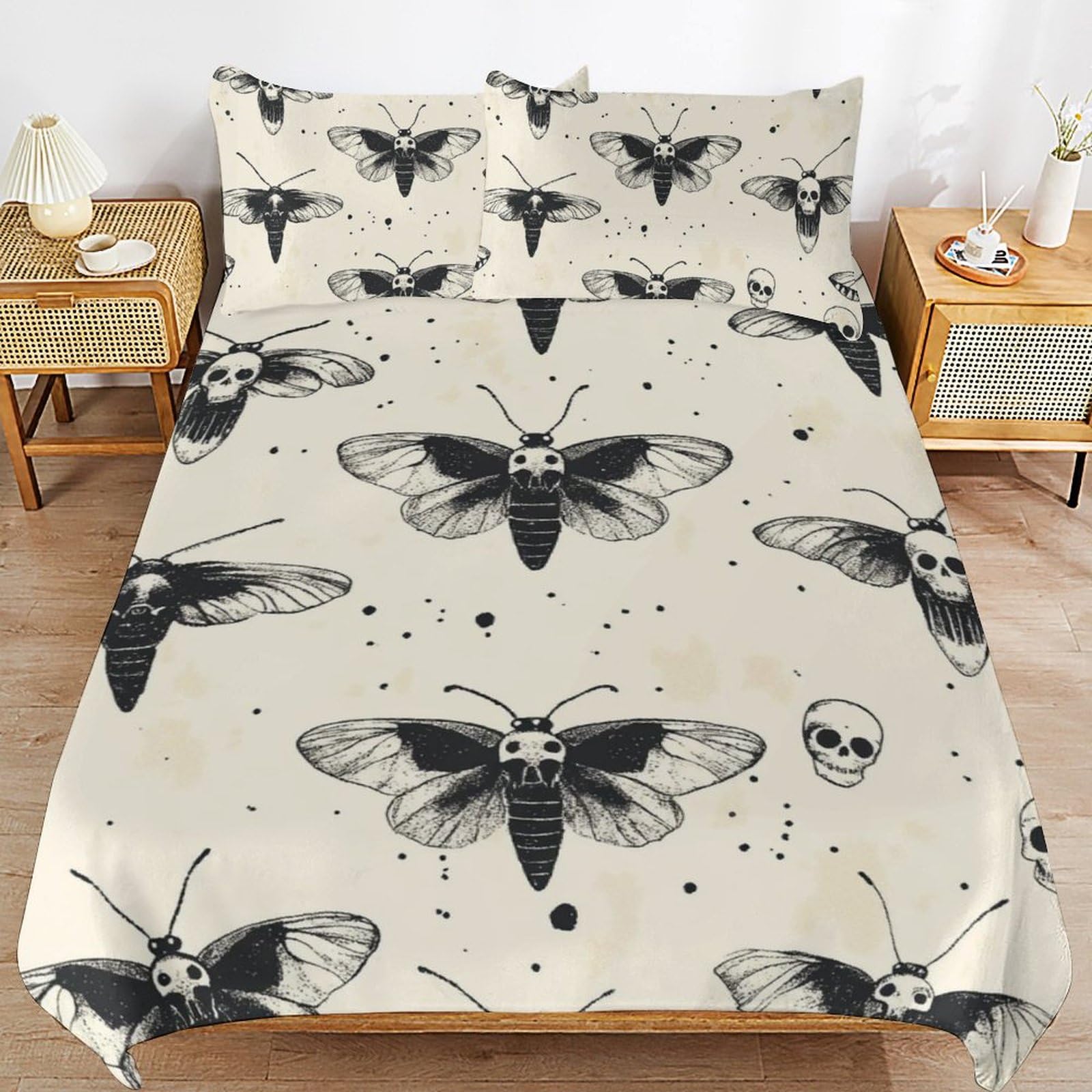 Parure de lit Halloween 135x200 cm pour décorer la chambre des garçons et filles