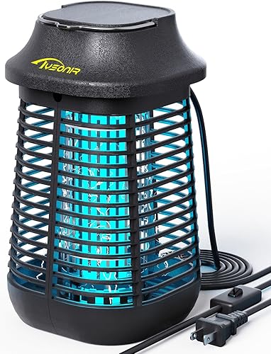 Bug Zapper 4200 V para exteriores e interiores, cable de alimentación de 9.84 pies con interruptor, exterminadores eléctricos impermeables de