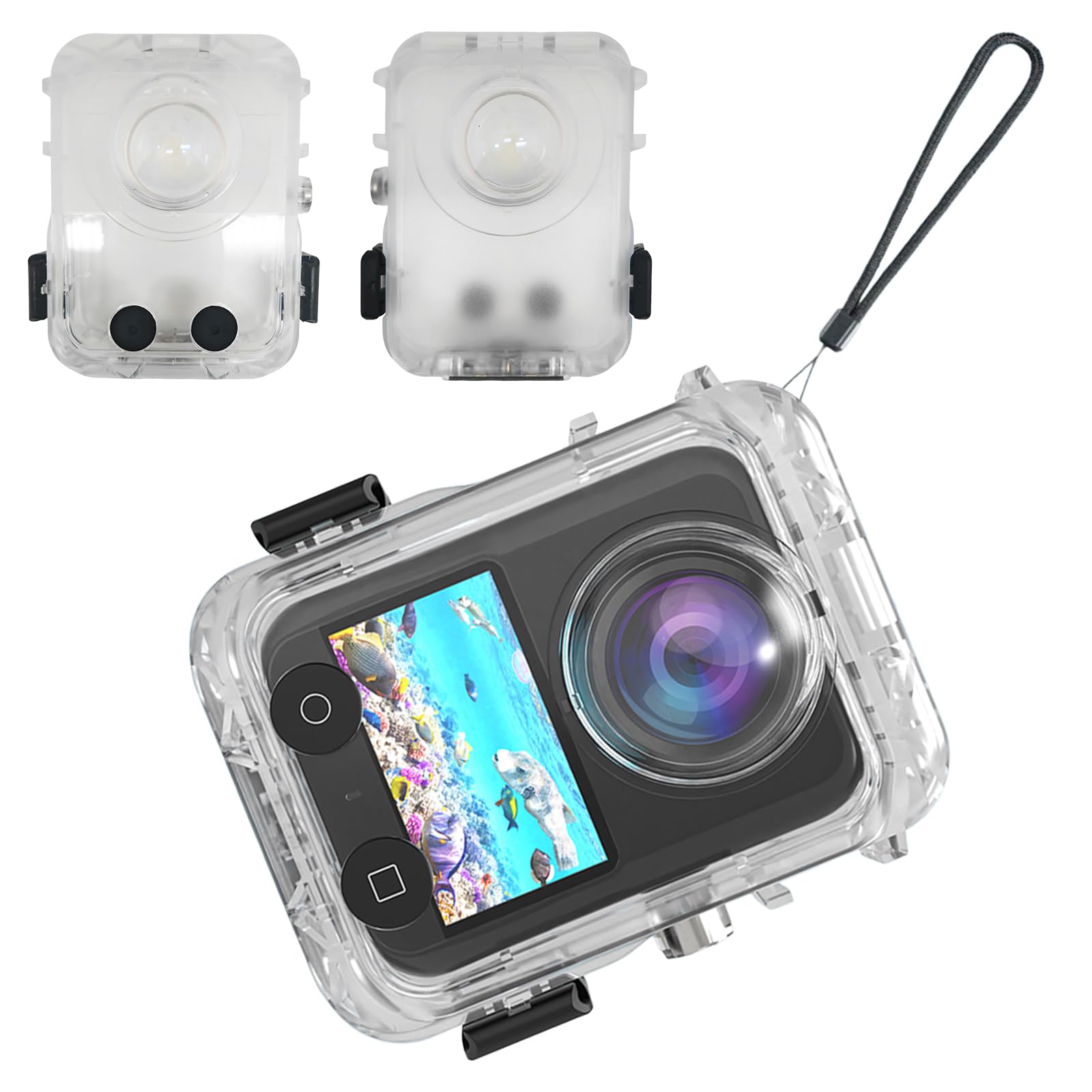HTU Invisible Dive Case Quick Release Diving Protective Diving Case obudowa obudowa do Osmo 360 Action Camera Akcesoria