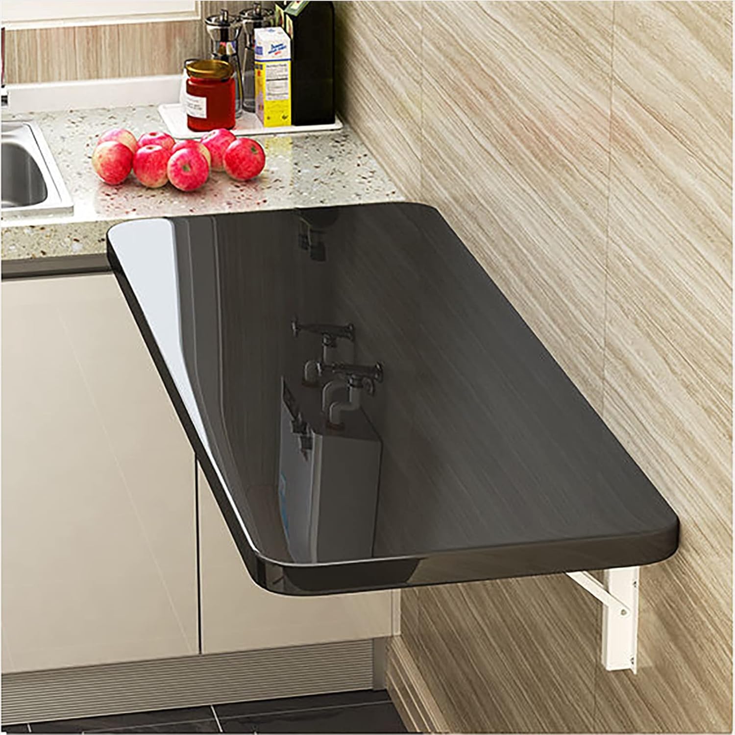 DropLeaf Table Laundry Folding Table, Wall Mounted Folding