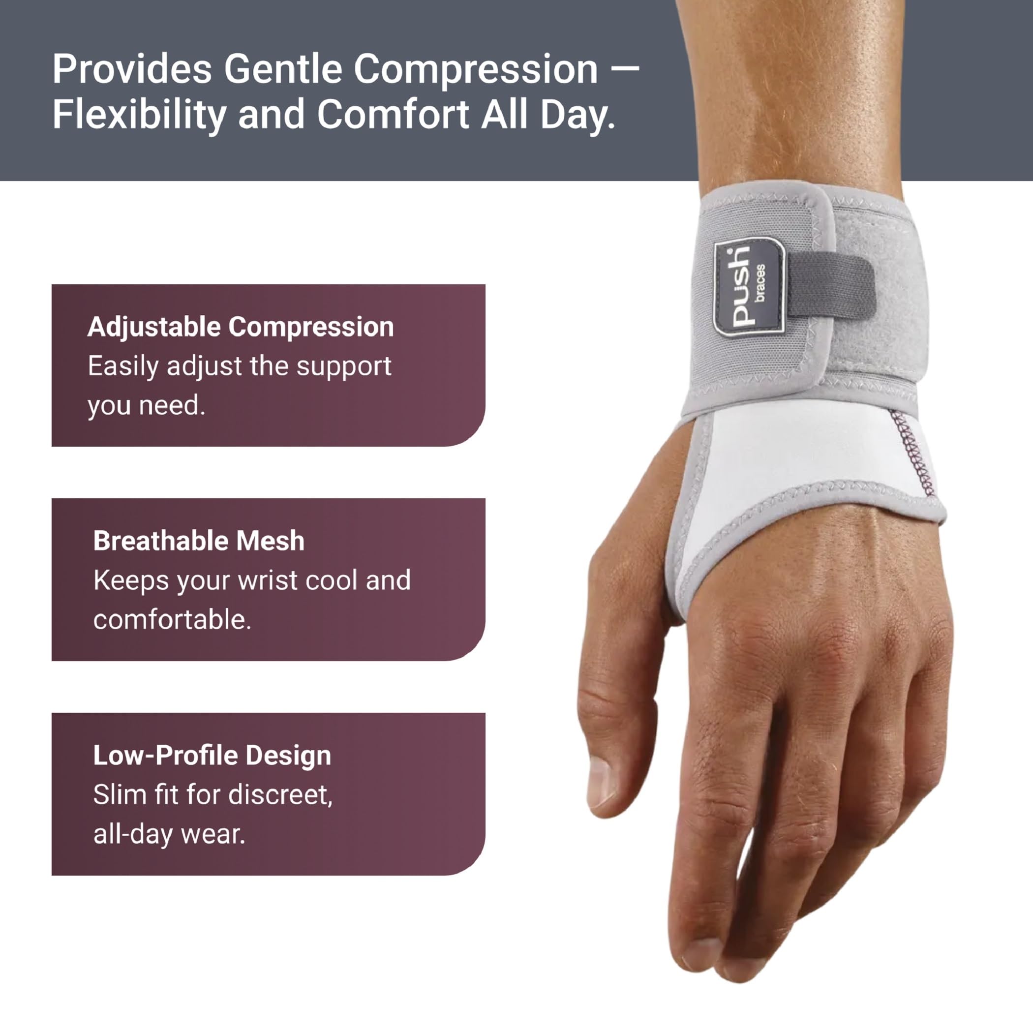 PUSH Braces Care - Muñequera talla 4
