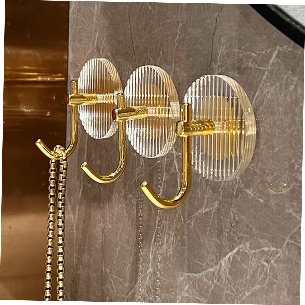 VASDEV Gancho de baño Colgador de Ropa montado en la Pared Toallero de Pared Perchas de Servicio Pesado Sombrero Llavero Colgador Ganchos Adhesivos Colgador de Pared Gancho para Colgar en