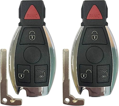 Miniatura 4 de Reemplazo de llavero de automóvil para Mercedes-Benz Smart Keyless Entry Control remoto NEC BGA más de 2000 años FCCID IYZ3312, IYZDC, por Auto Key
