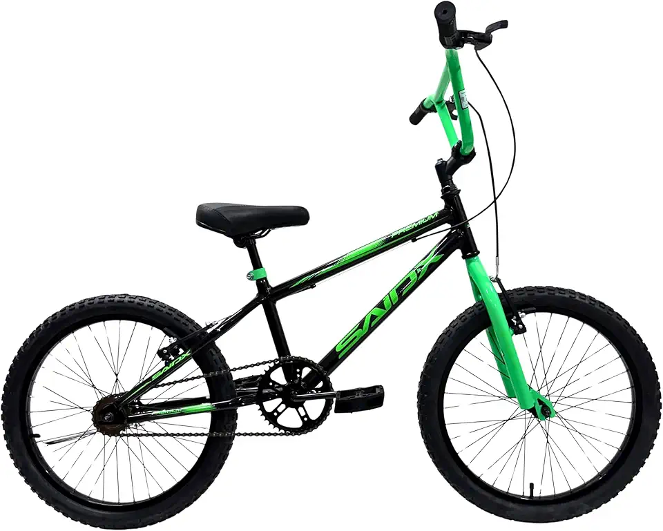 Bicicleta Infantil Aro 20 Freestyle BMX Quadro Reforçado Freios V-Brake